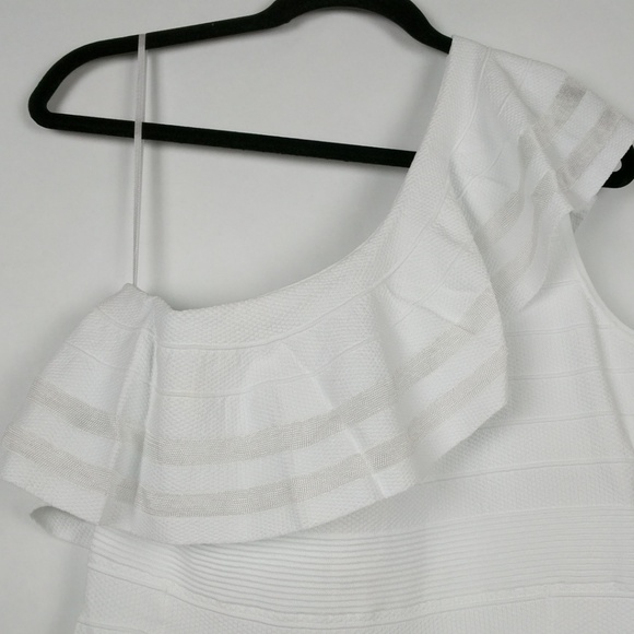 Ted Baker Streena Skater One Shoulder Ruffle Dress - Picture 3 of 7